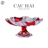FÊTES COUTURE - ĐĨA TRÁI CÂY RUBY CRYSTAL CRIMSON PEAK PLATEAU-CẬU HAI HOME DECOR