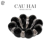 Đĩa Trái Cây Gốm Sứ - Savoir Argent Blooming Fruit Bowl-CẬU HAI HOME DECOR