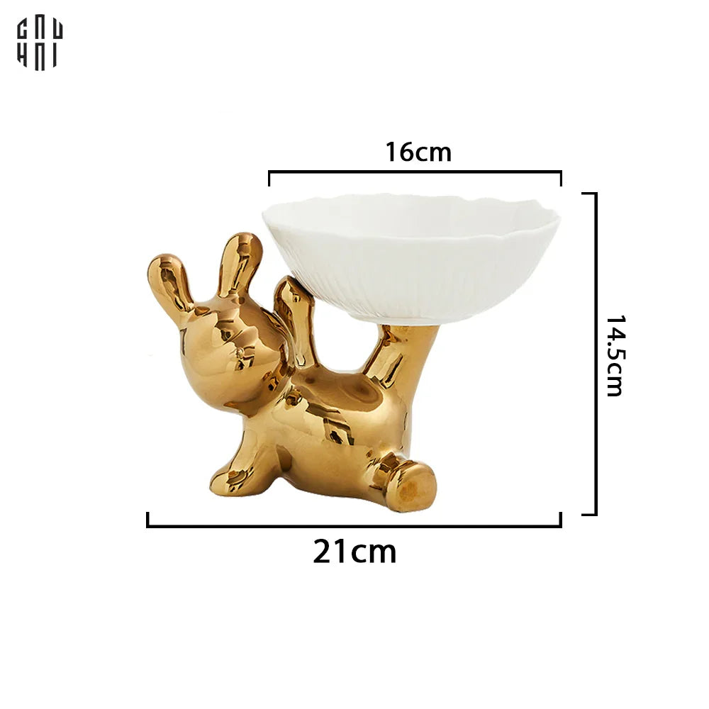 FÊTES COUTURE - ĐĨA TRÁI CÂY PETIT LAPIN JOLIÉ D'Or UP - CẬU HAI HOME DECOR