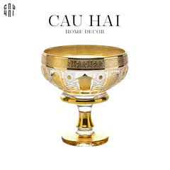 Đĩa Trái Cây Thuỷ Tinh Javier - L Ss25-CẬU HAI HOME DECOR