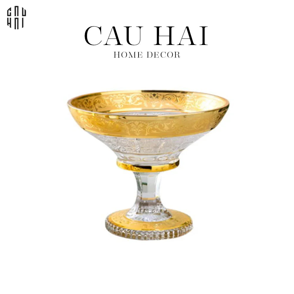 ĐĨA TRÁI CÂY THUỶ TINH MASON S30 SS25 - CẬU HAI HOME DECOR