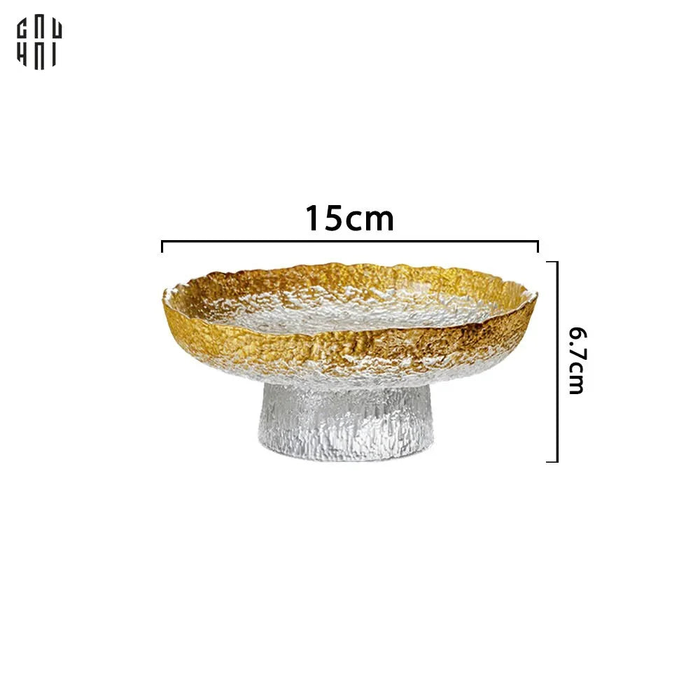 ĐĨA TRÁI CÂY THUỶ TINH MULLER SIZE S SS25 - CẬU HAI HOME DECOR