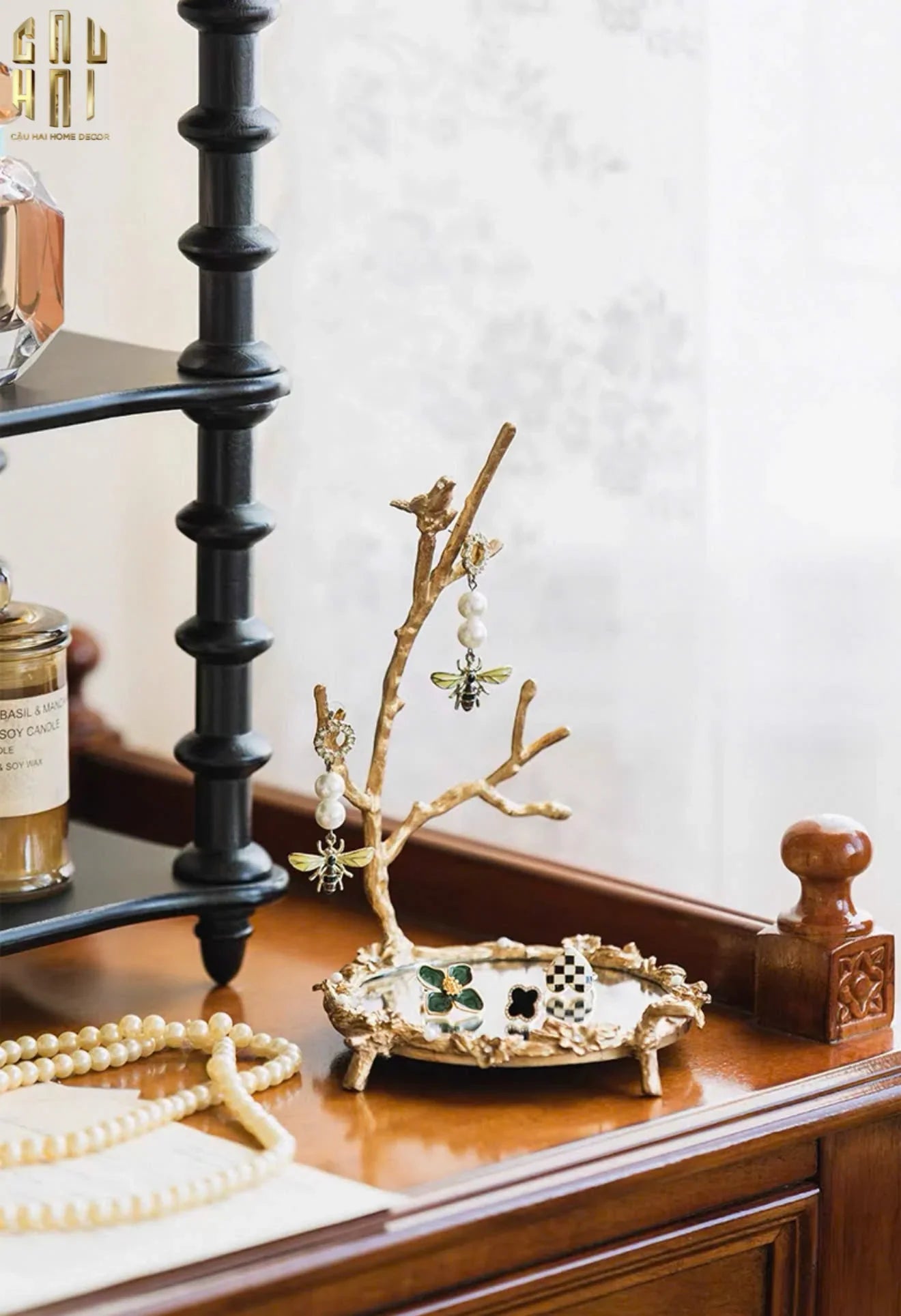 ĐĨA TRANG TRÍ MAGICAL BRASSON BIRD SS25 - CẬU HAI HOME DECOR