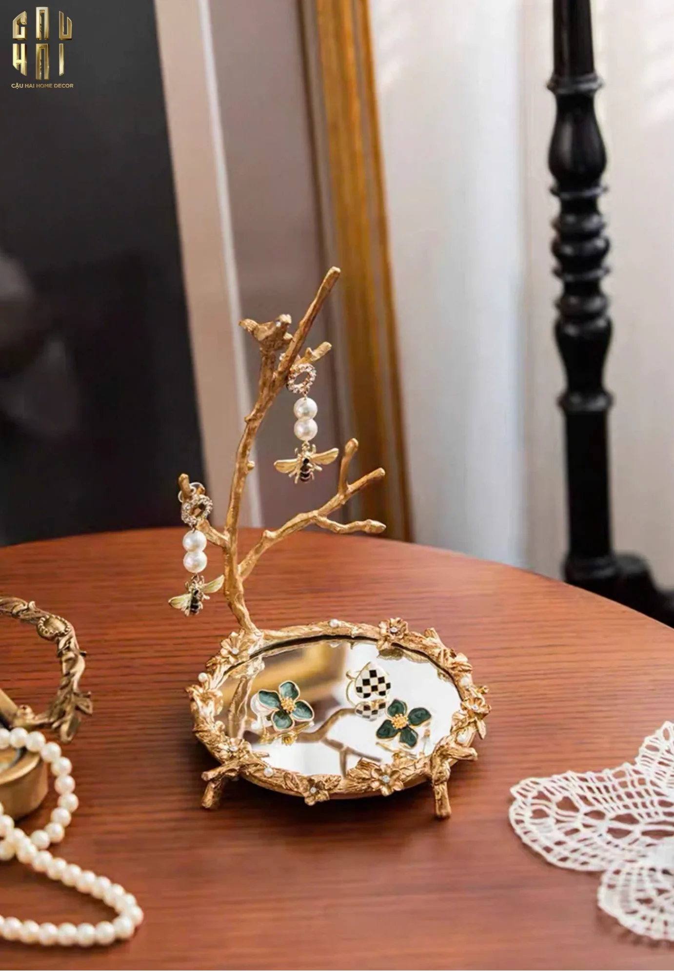 ĐĨA TRANG TRÍ MAGICAL BRASSON BIRD SS25 - CẬU HAI HOME DECOR