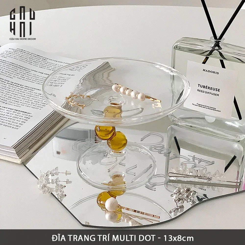 ĐĨA TRANG TRÍ MULTI DOT - CẬU HAI HOME DECOR