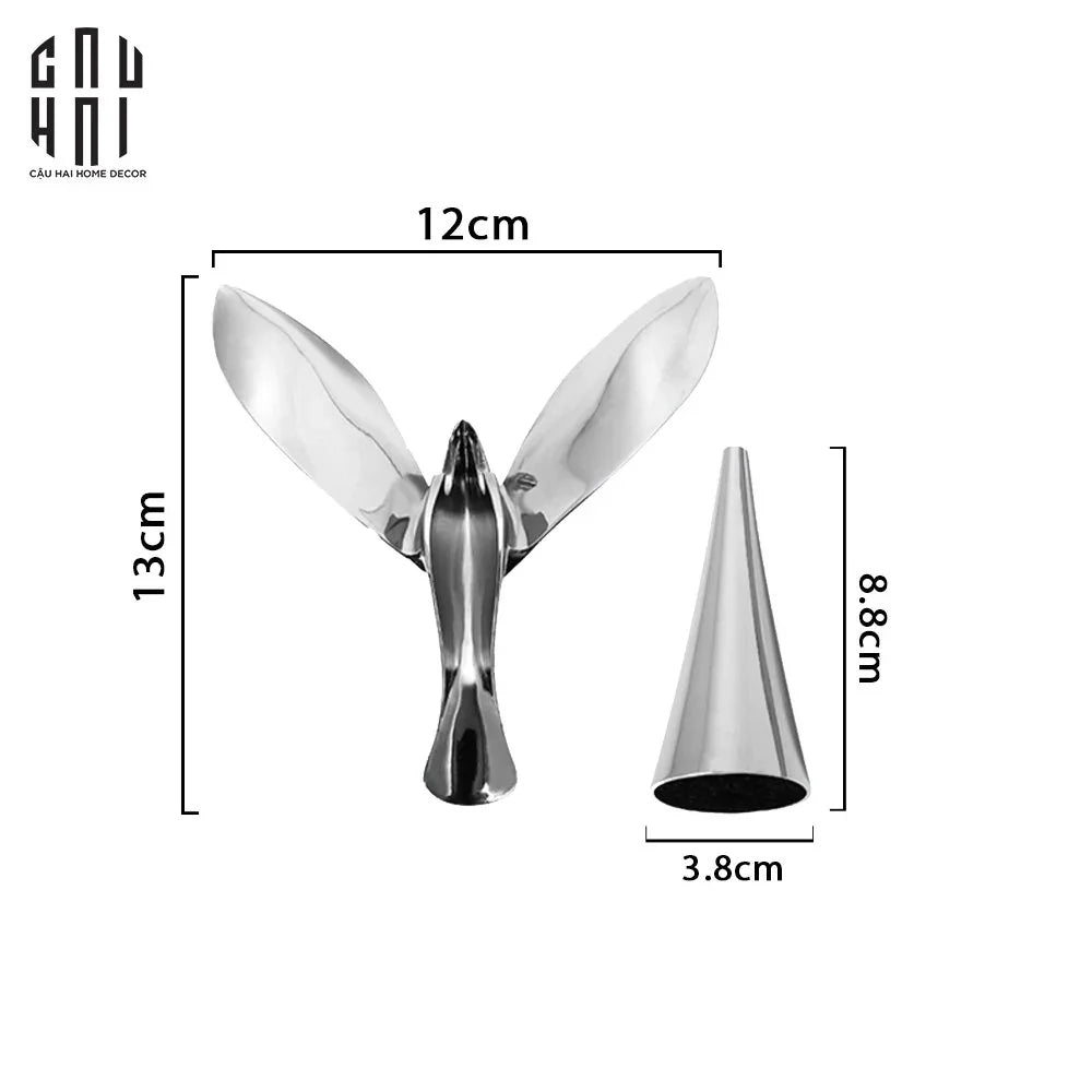 Đồ Khui Nắp Chai Hình Tượng Chim Platinum Bird-CẬU HAI HOME DECOR