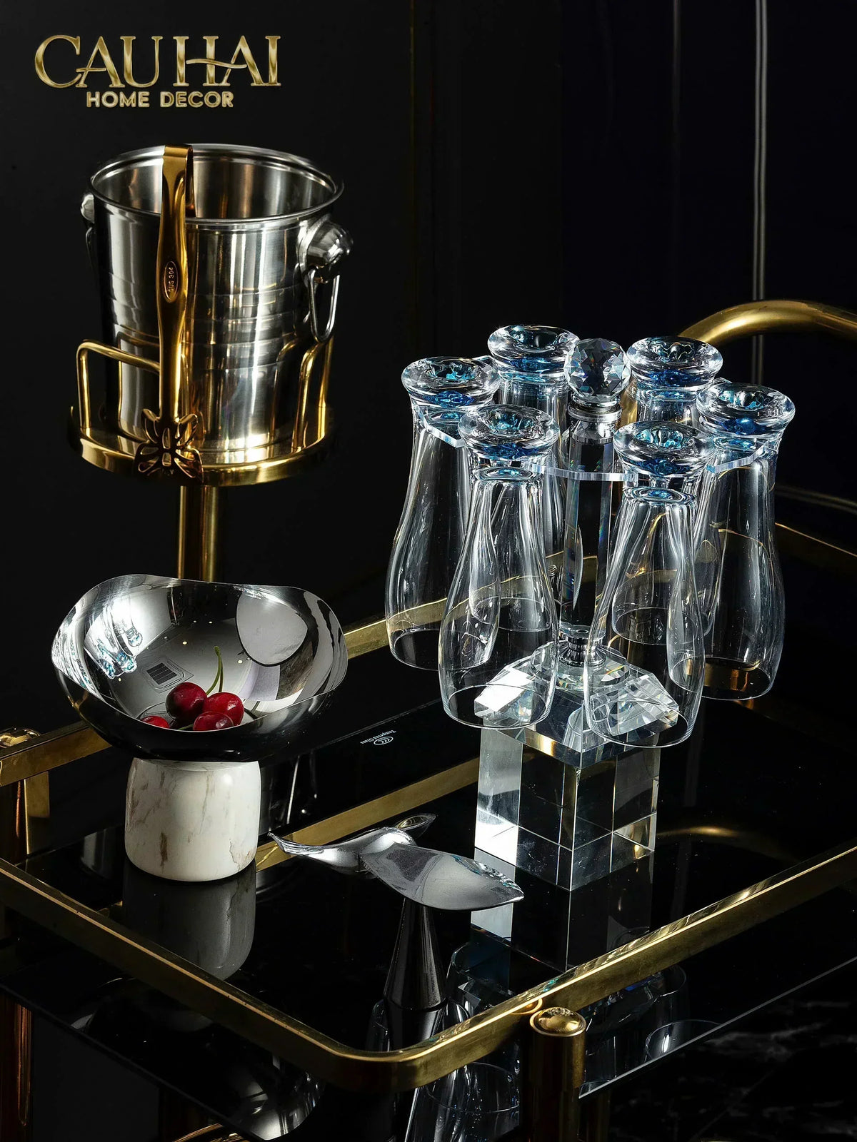 Đồ Khui Nắp Chai Hình Tượng Chim Platinum Bird-TƯỢNG TRANG TRÍ-Đối tác tại Trung Quốc theo từng đơn đặt hàng-CẬU HAI HOME DECOR