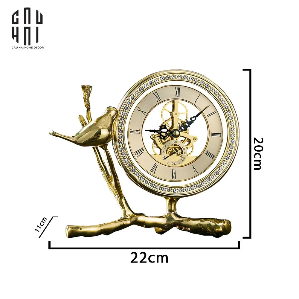 ĐỒNG HỒ EMPEROR BIRD - CẬU HAI HOME DECOR