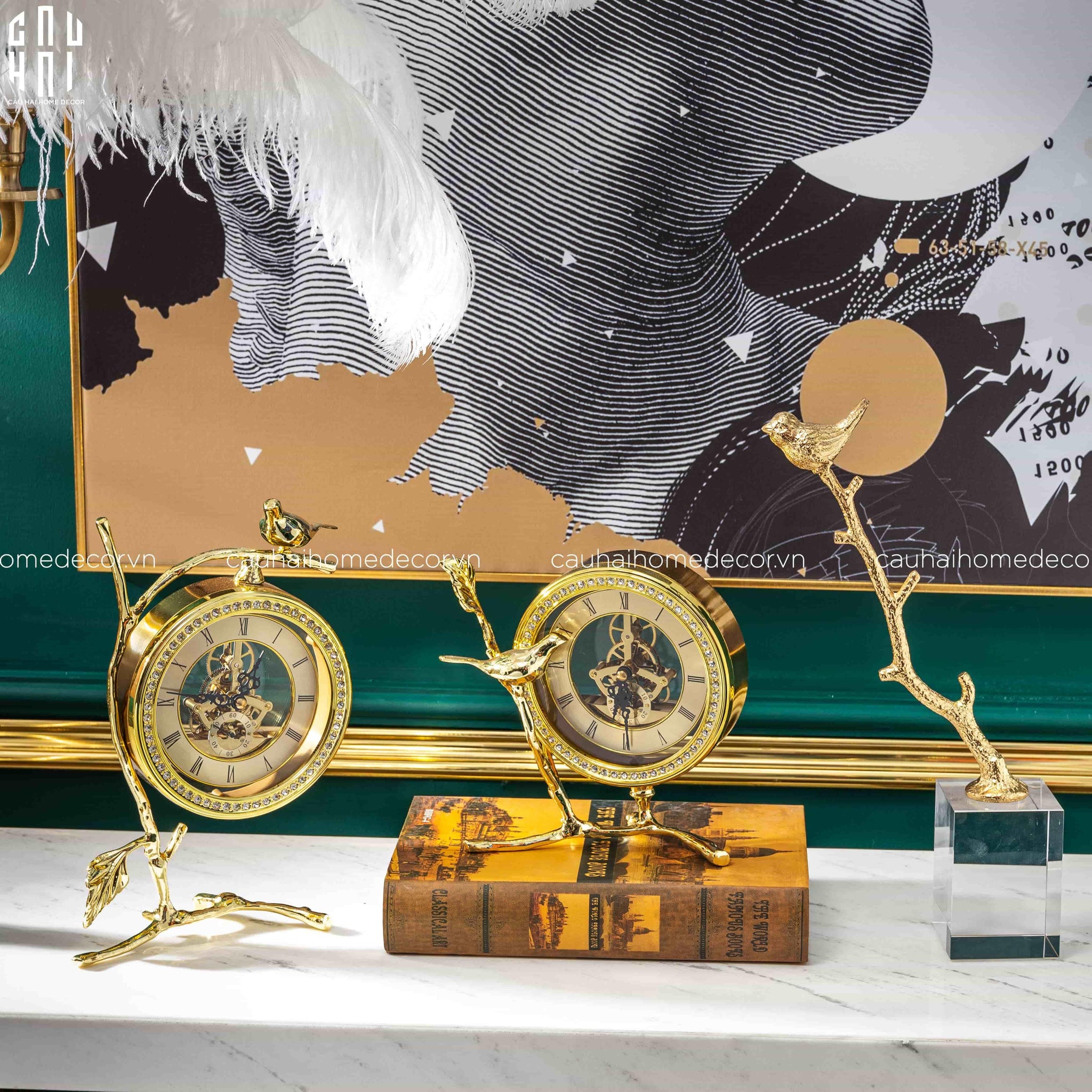 ĐỒNG HỒ EMPEROR BIRD - CẬU HAI HOME DECOR