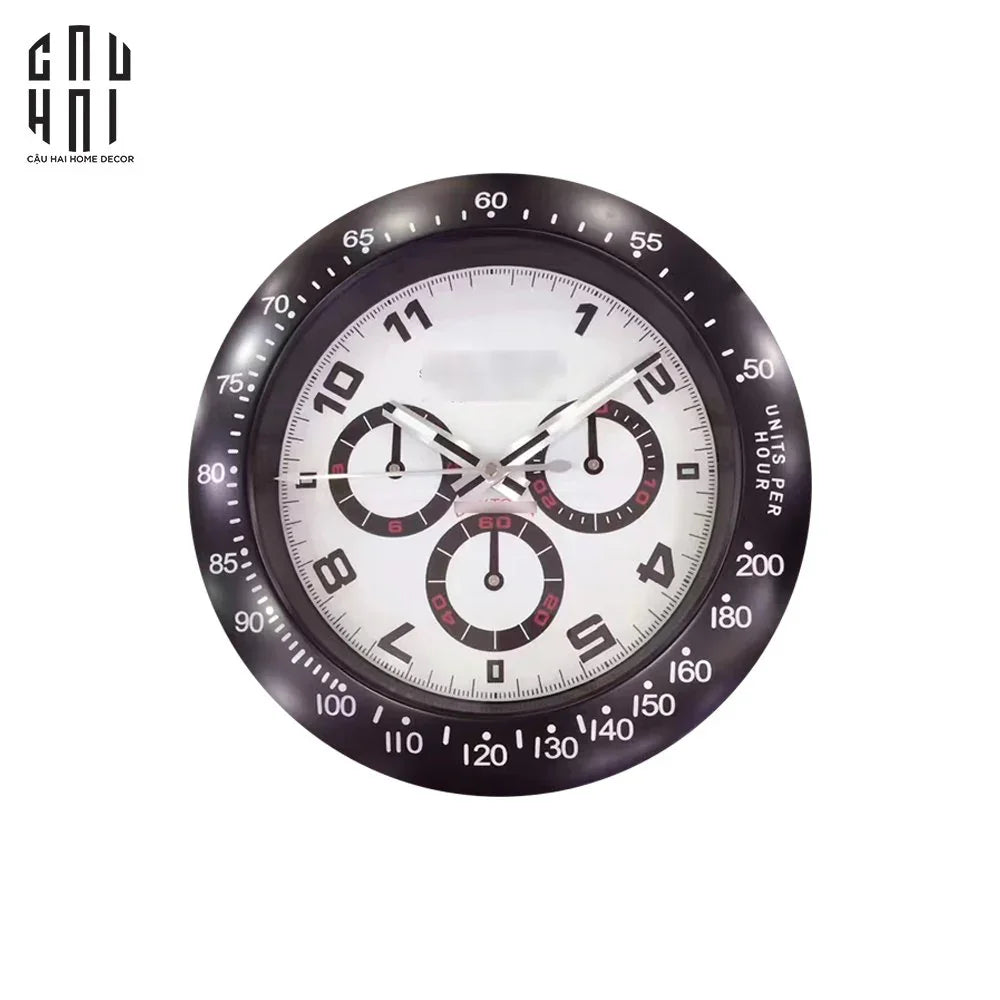 Đồng Hồ Treo Tường Cao Cấp Regal Aston D34 Graphite Version-CẬU HAI HOME DECOR