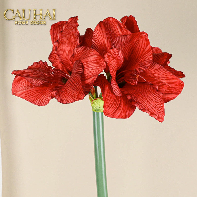 CÀNH HOA HUỆ TỨ PHƯƠNG - SCARLET ROUGE MATTE - CẬU HAI HOME DECOR