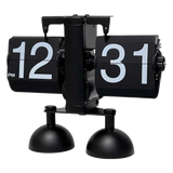 Elysian Couture - Đồng Hồ Lật Retro Bản 2 Chân Đen Flip Clock Savoire Twin-Base 17x21-ĐỒNG HỒ-Đối tác tại Trung Quốc theo từng đơn đặt hàng-CẬU HAI HOME DECOR