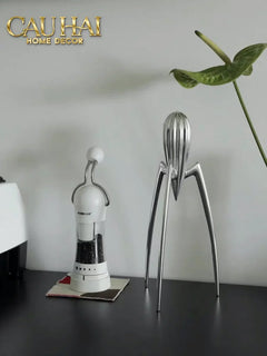 Elysian Fw25 - Tượng Kitchenware Spider Citron Chrome H29-CẬU HAI HOME DECOR