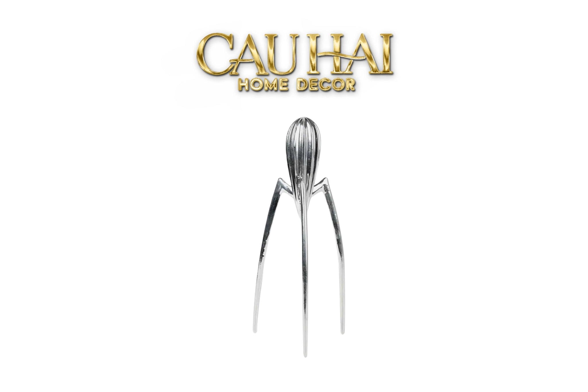 Elysian Fw25 - Tượng Kitchenware Spider Citron Chrome H29-CẬU HAI HOME DECOR