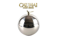 Elysian - Lọ Kẹo Hộp Lưu Trữ Hình Cầu Platinum Gilded Aviary Sphere-CẬU HAI HOME DECOR