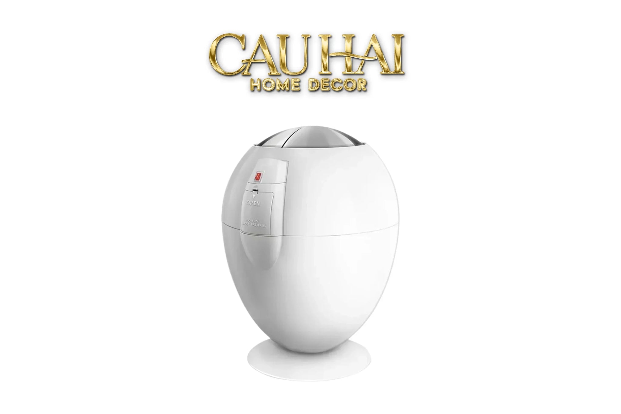 Elysian - Thùng Rác Cảm Ứng Platinum Egg 6L-CẬU HAI HOME DECOR
