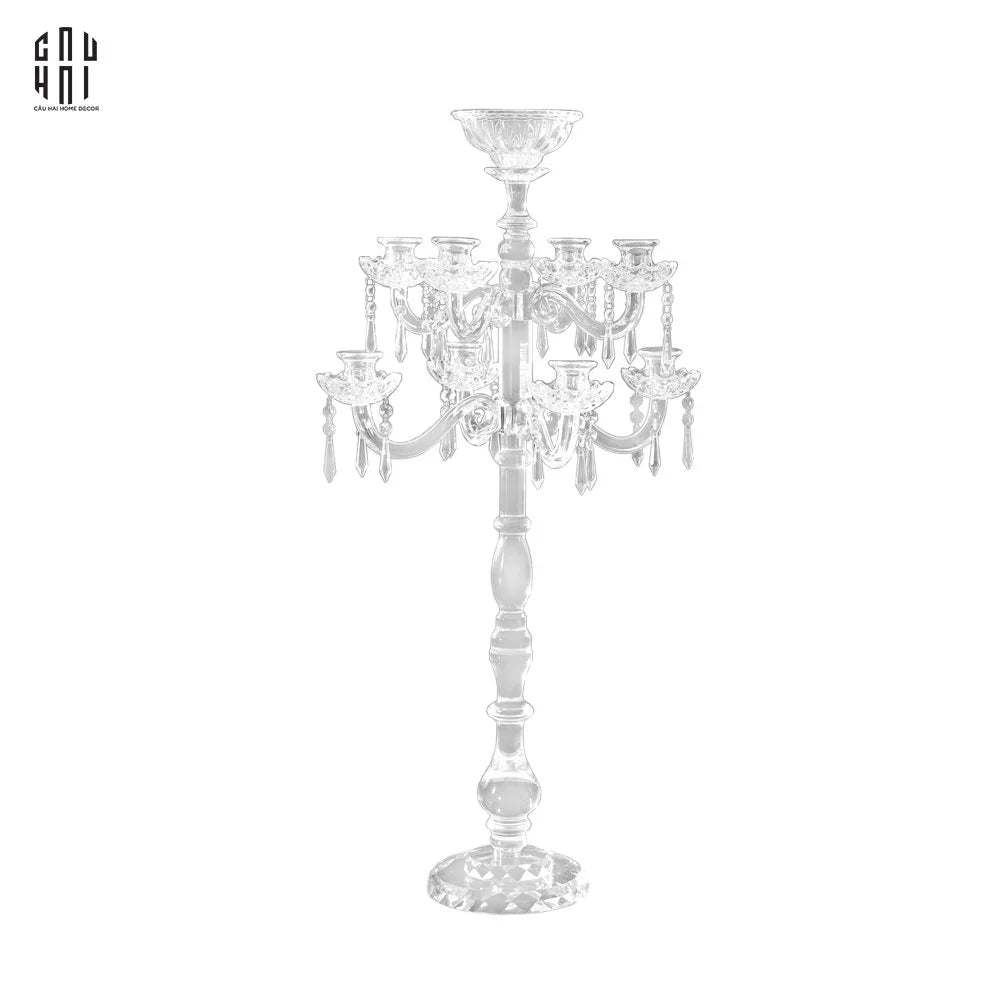 EMPEROR CRYSTAL CANDLE HOLDER 95-CẬU HAI HOME DECOR