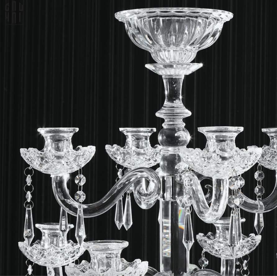 EMPEROR CRYSTAL CANDLE HOLDER 95-CẬU HAI HOME DECOR