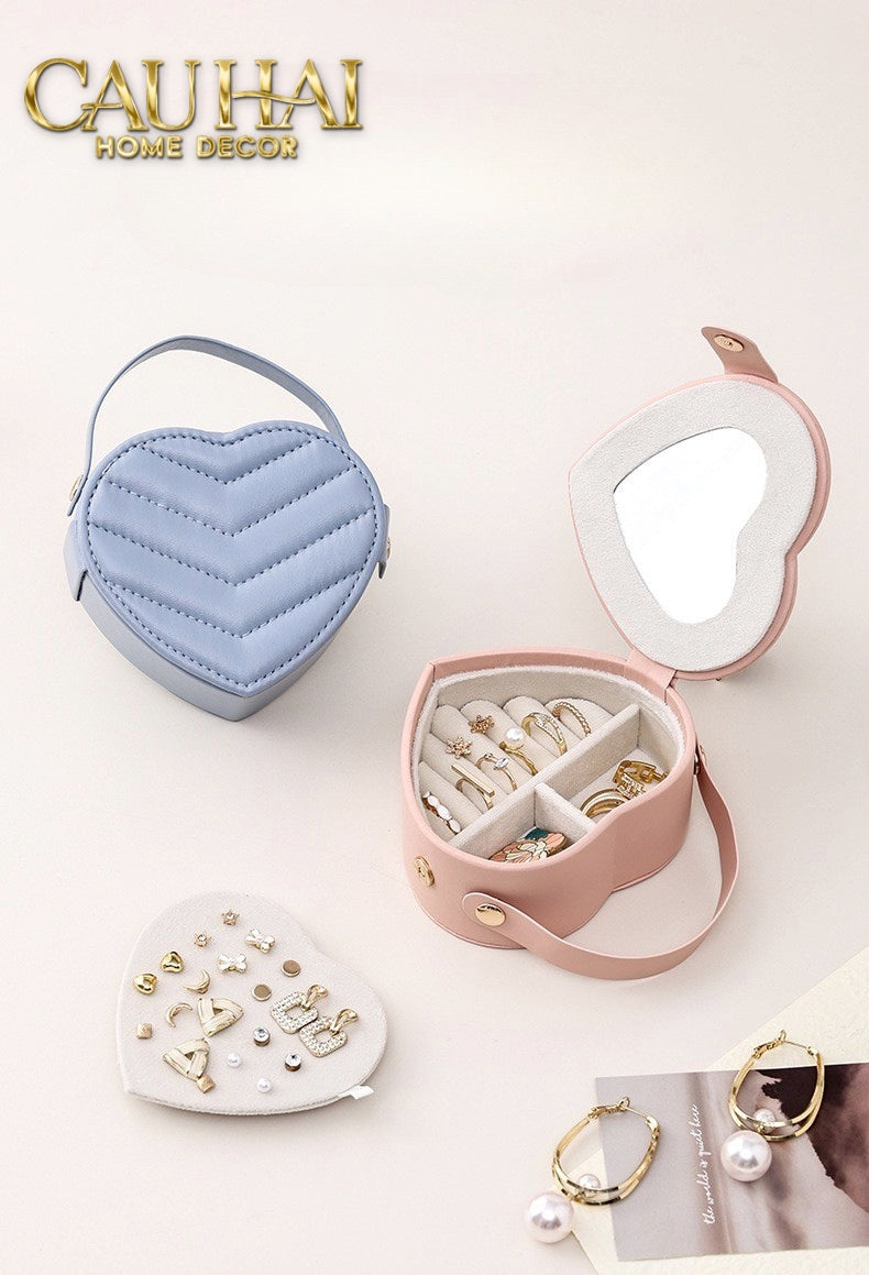 HAUTE FOLIE - HỘP TRANG SỨC MINI D'AMOUR CREAMY PEACH - CẬU HAI HOME DECOR