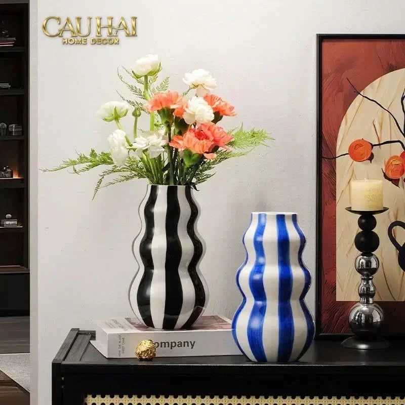 Fêtes Couture - Bình Hoa Grande Blackberry Clowny H23-BÌNH HOA-Đối tác tại Trung Quốc theo từng đơn đặt hàng-CẬU HAI HOME DECOR