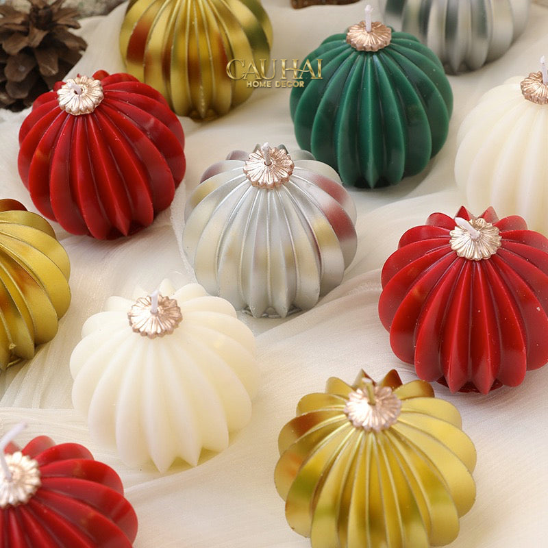 Fêtes Couture - Nến Quả Châu - Holiday Christmas Ornaments Charm Candles-NẾN TRANG TRÍ-Đối tác tại Trung Quốc theo từng đơn đặt hàng-CẬU HAI HOME DECOR