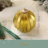 Fêtes Couture - Nến Quả Châu - Holiday Christmas Ornaments Charm Candles-NẾN TRANG TRÍ-Đối tác tại Trung Quốc theo từng đơn đặt hàng-CHAMPAGNE-CẬU HAI HOME DECOR