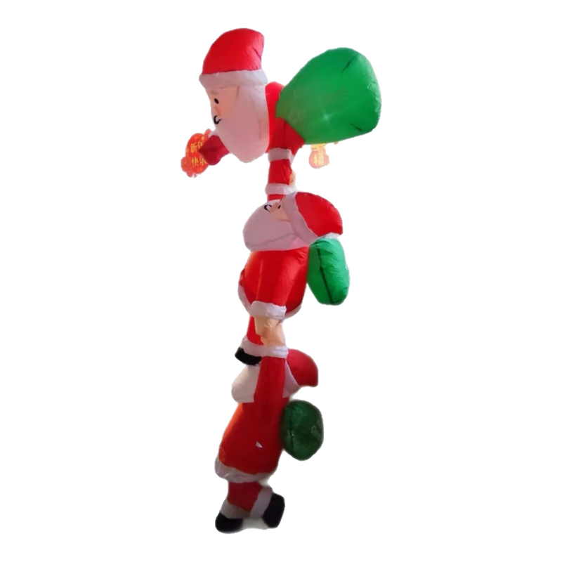 Fêtes Couture - Set 3 Ông Già Noel Triple Santa Climbing Tower