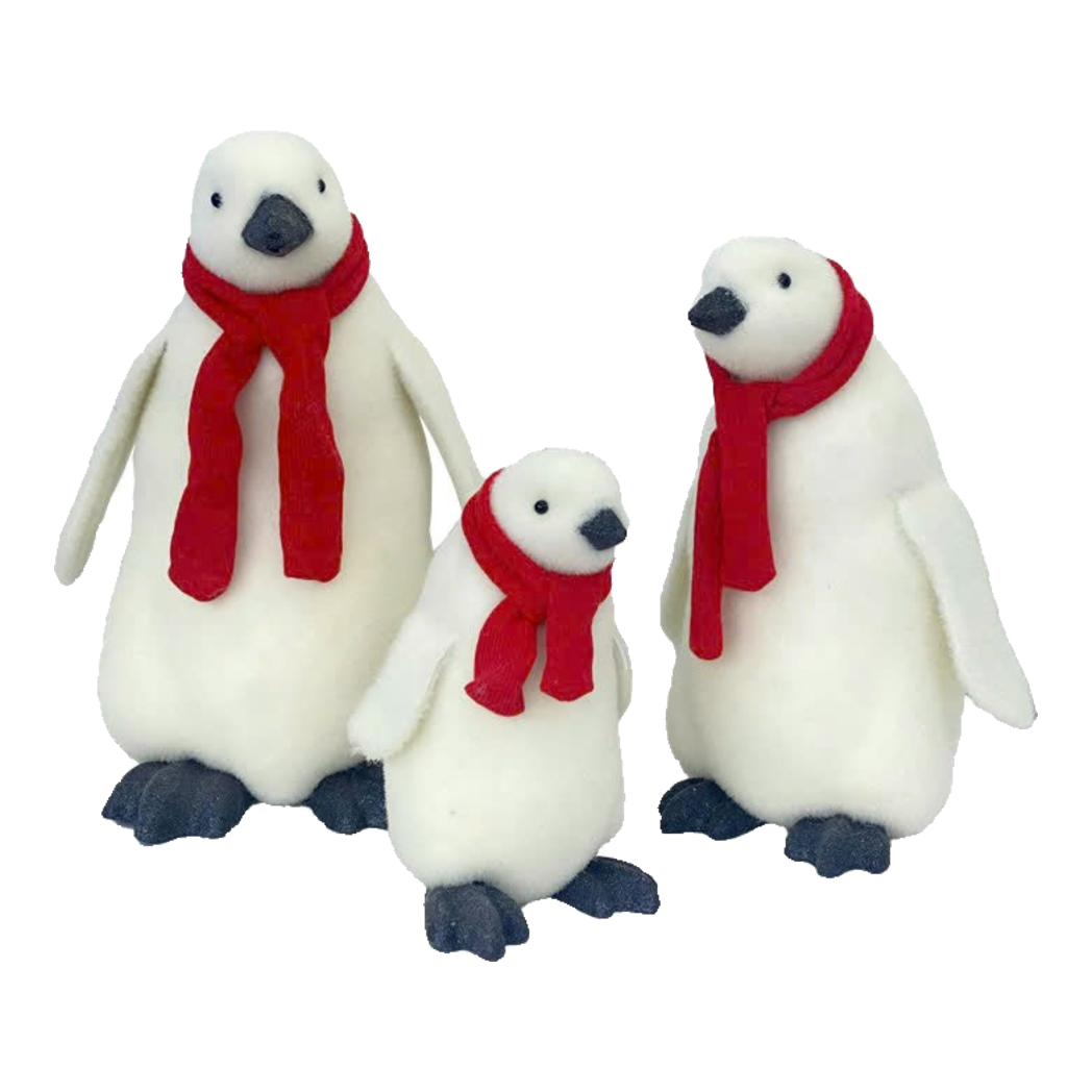 Fêtes Couture - Set 3 Tượng Chim Cánh Cụt - Penguins-TƯỢNG TRANG TRÍ-Đối tác tại Trung Quốc theo từng đơn đặt hàng-CẬU HAI HOME DECOR