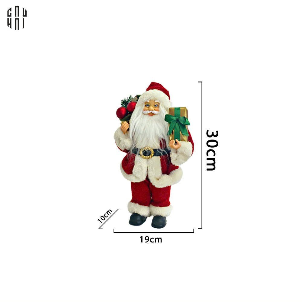 Fêtes Couture - Set 3 Tượng Santa Claus Noel-TƯỢNG TRANG TRÍ-Đối tác tại Trung Quốc theo từng đơn đặt hàng-CẬU HAI HOME DECOR