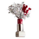 Fêtes Couture - Set Bình Và Hoa D.O Rouge Platinum Velvet-BÌNH HOA-Đối tác tại Trung Quốc theo từng đơn đặt hàng-CẬU HAI HOME DECOR