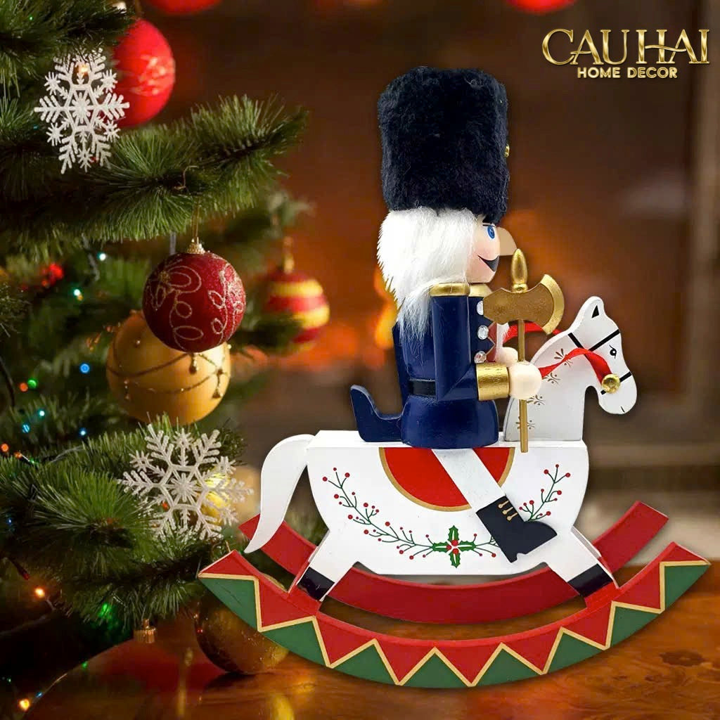 Fêtes Couture - Tượng Nutcracker Royal Cavalier H25-TƯỢNG TRANG TRÍ-Đối tác tại Trung Quốc theo từng đơn đặt hàng-CẬU HAI HOME DECOR
