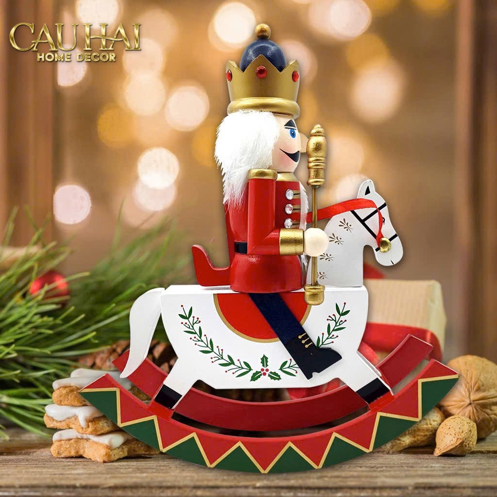 Fêtes Couture - Tượng Nutcracker Royal Cavalier H25-TƯỢNG TRANG TRÍ-Đối tác tại Trung Quốc theo từng đơn đặt hàng-CẬU HAI HOME DECOR