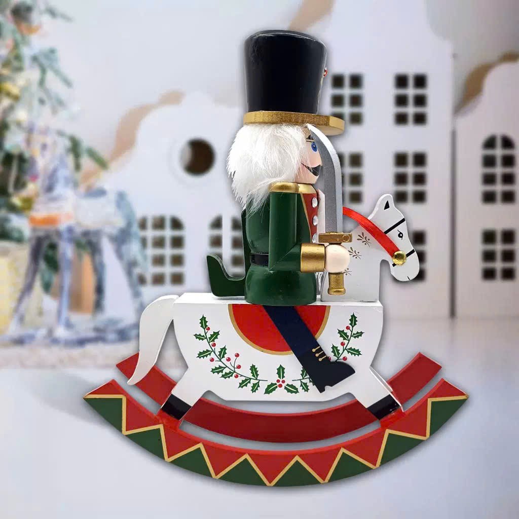 Fêtes Couture - Tượng Nutcracker Royal Cavalier H25-TƯỢNG TRANG TRÍ-Đối tác tại Trung Quốc theo từng đơn đặt hàng-CẬU HAI HOME DECOR