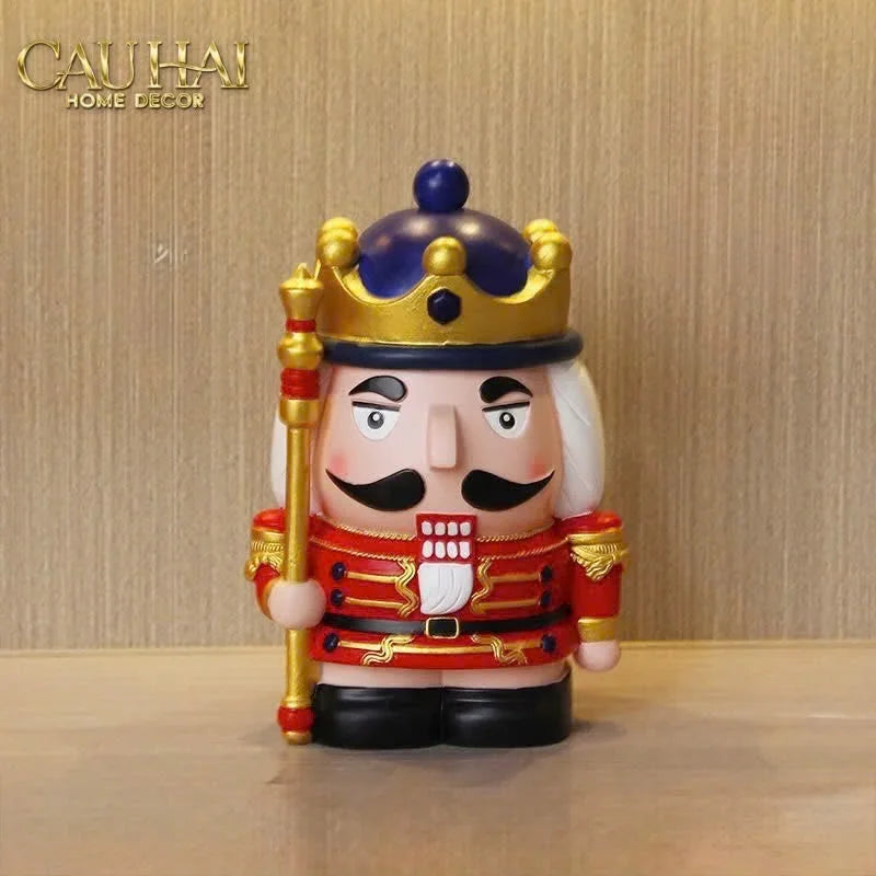Fêtes Couture - Tượng Petit Nut-Banker Blanc / Noir / Rouge / D'Or-CẬU HAI HOME DECOR