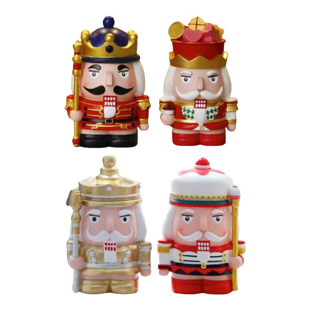 Fêtes Couture - Tượng Petit Nut-Banker Blanc / Noir / Rouge / D'Or-TƯỢNG TRANG TRÍ-Đối tác tại Trung Quốc theo từng đơn đặt hàng-CẬU HAI HOME DECOR