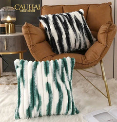 Fêtes Couture - Vỏ Gối Lông Atélier Lux Fur Lapin Spéciale Collection-CẬU HAI HOME DECOR
