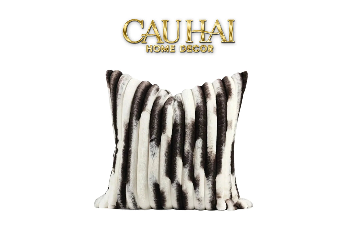 Fêtes Couture - Vỏ Gối Lông Atélier Lux Fur Lapin Spéciale Collection-VỎ GỐI-Đối tác tại Trung Quốc theo từng đơn đặt hàng-CẬU HAI HOME DECOR