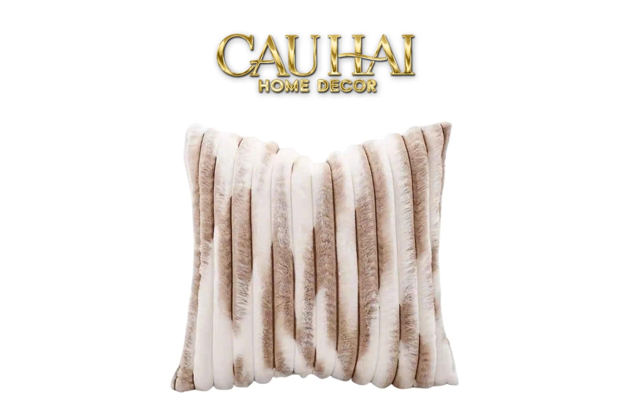 Fêtes Couture - Vỏ Gối Lông Atélier Lux Fur Lapin Spéciale Collection-CẬU HAI HOME DECOR
