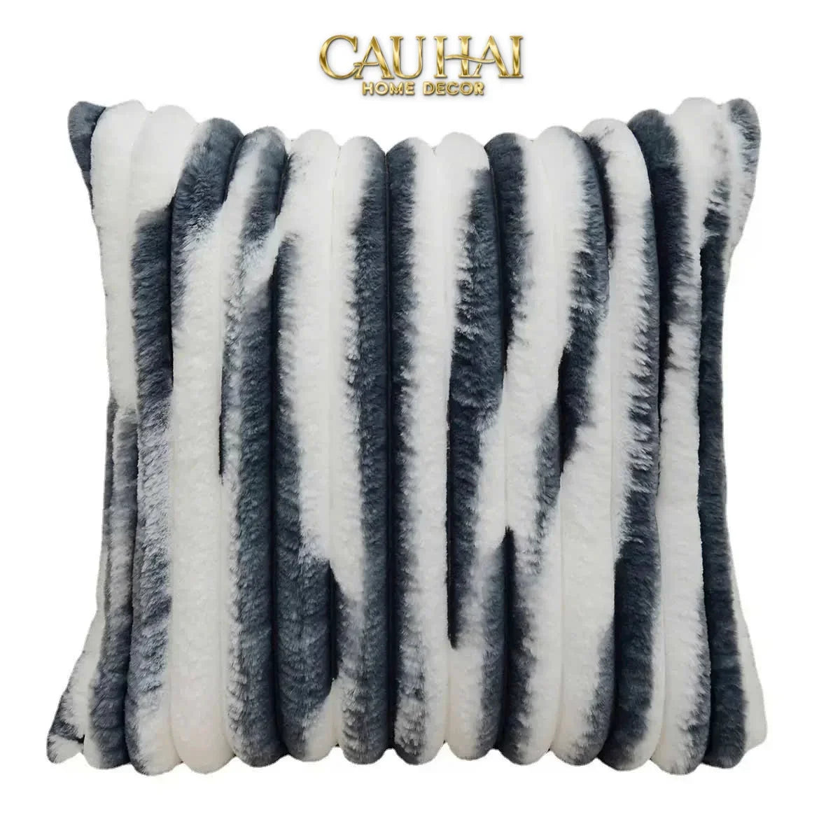 Fêtes Couture - Vỏ Gối Lông Atélier Lux Fur Lapin Spéciale Collection-VỎ GỐI-Đối tác tại Trung Quốc theo từng đơn đặt hàng-INK-CẬU HAI HOME DECOR