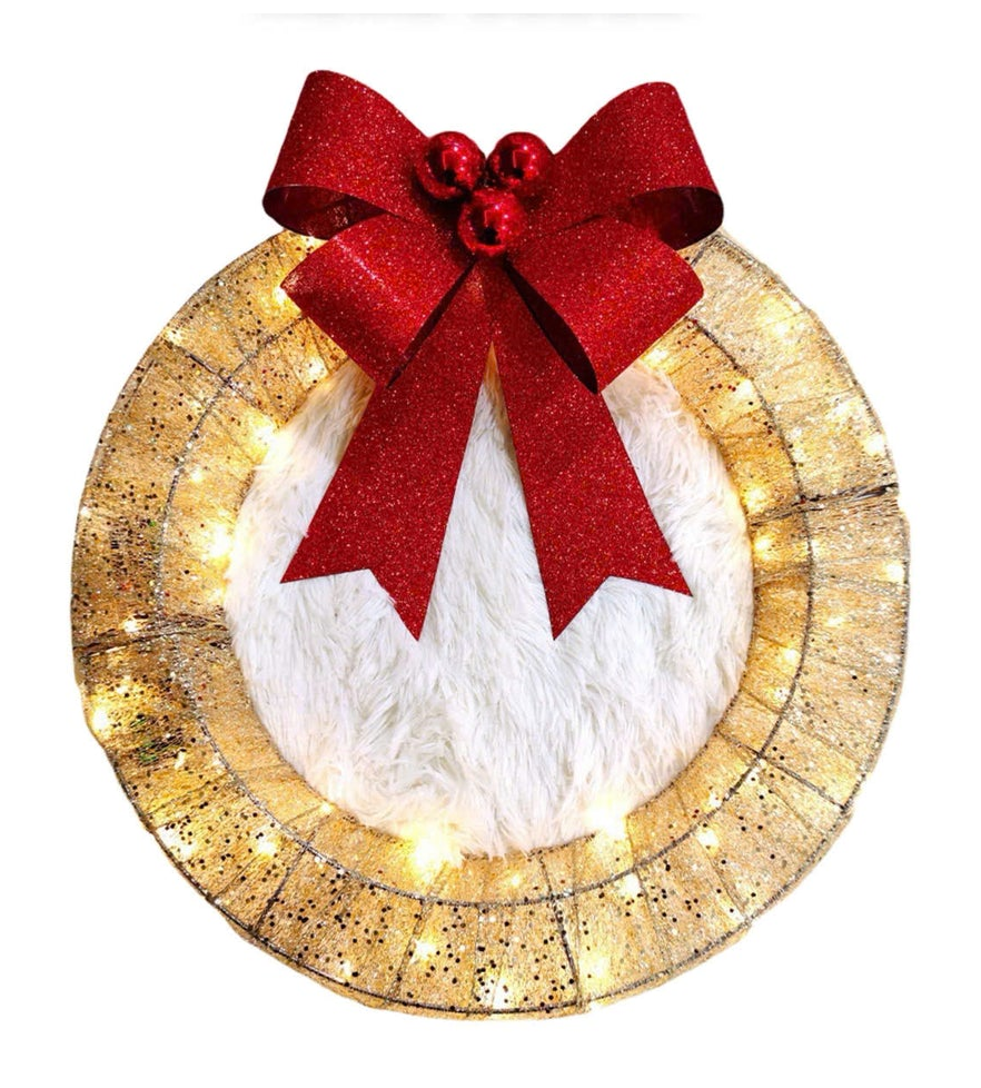 Fêtes Couture - Vòng Ánh Sáng Trang Trí Giáng Sinh Holy Halo - Christmas Wreath-LY THỦY TINH-CẬU HAI HOME DECOR-CẬU HAI HOME DECOR