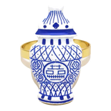Fêtes Couture - Vòng Khăn Ăn - Napkin Ring Indochine Porcelain Revival-VÒNG KHĂN ĂN-Đối tác tại Trung Quốc theo từng đơn đặt hàng-CẬU HAI HOME DECOR