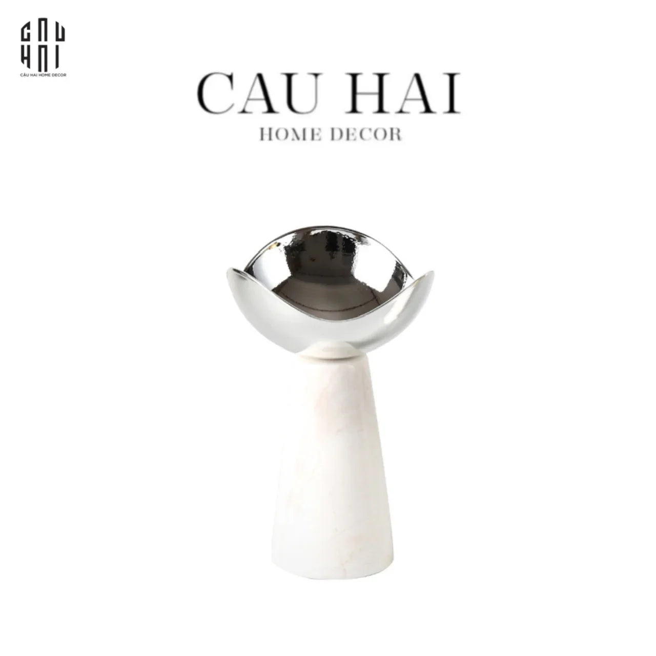 FRUIT BOWL SKYBORN SILVER - CẬU HAI HOME DECOR