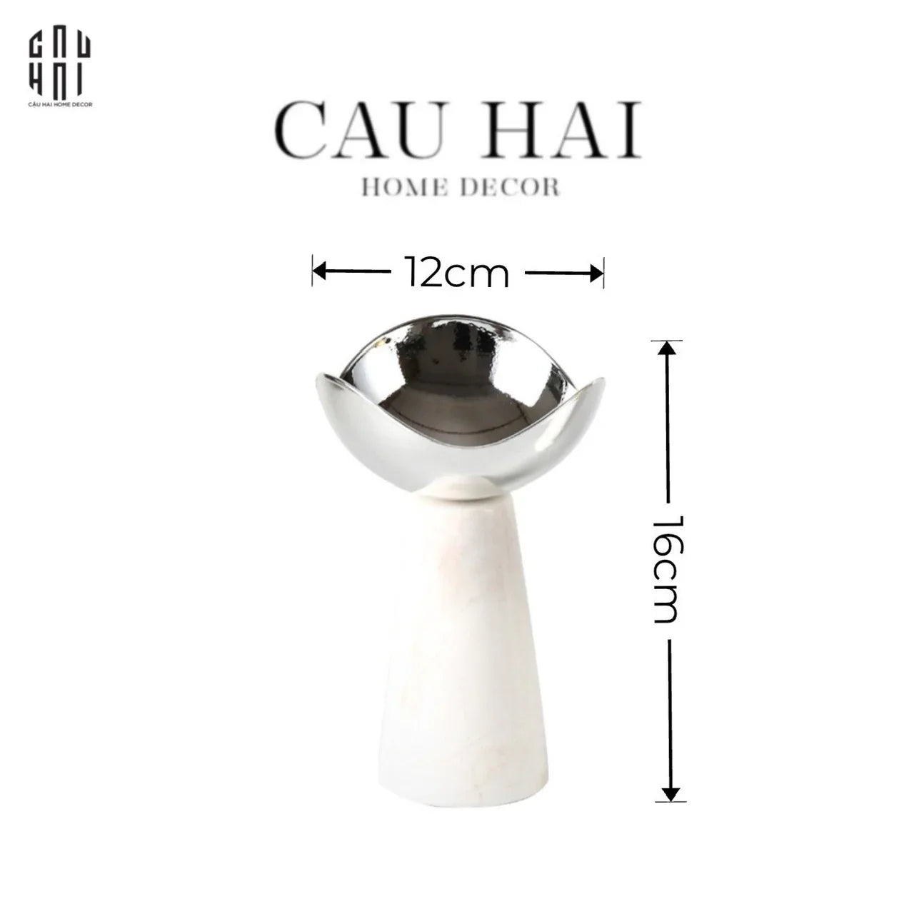 FRUIT BOWL SKYBORN SILVER - CẬU HAI HOME DECOR