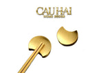 Gác Đũa Bán Nguyệt Golden Silver Cresent Lunar Chopsticks Racks 3.5-Dinner Cutlery Set Dao Muỗng Nĩa-CẬU HAI HOME DECOR-GOLD-CẬU HAI HOME DECOR