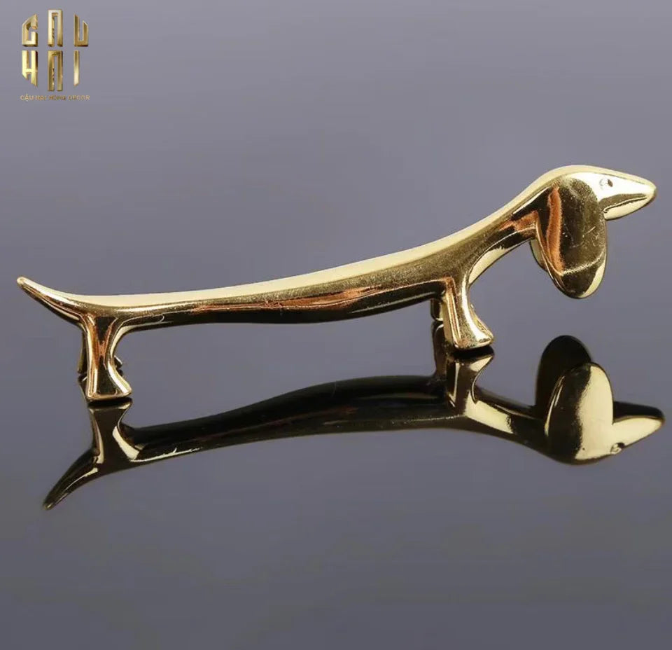 GÁC ĐŨA - CHOPSTICK REST DOG - CẬU HAI HOME DECOR