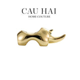 GÁC ĐŨA - CHOPSTICK REST RHINO - CẬU HAI HOME DECOR