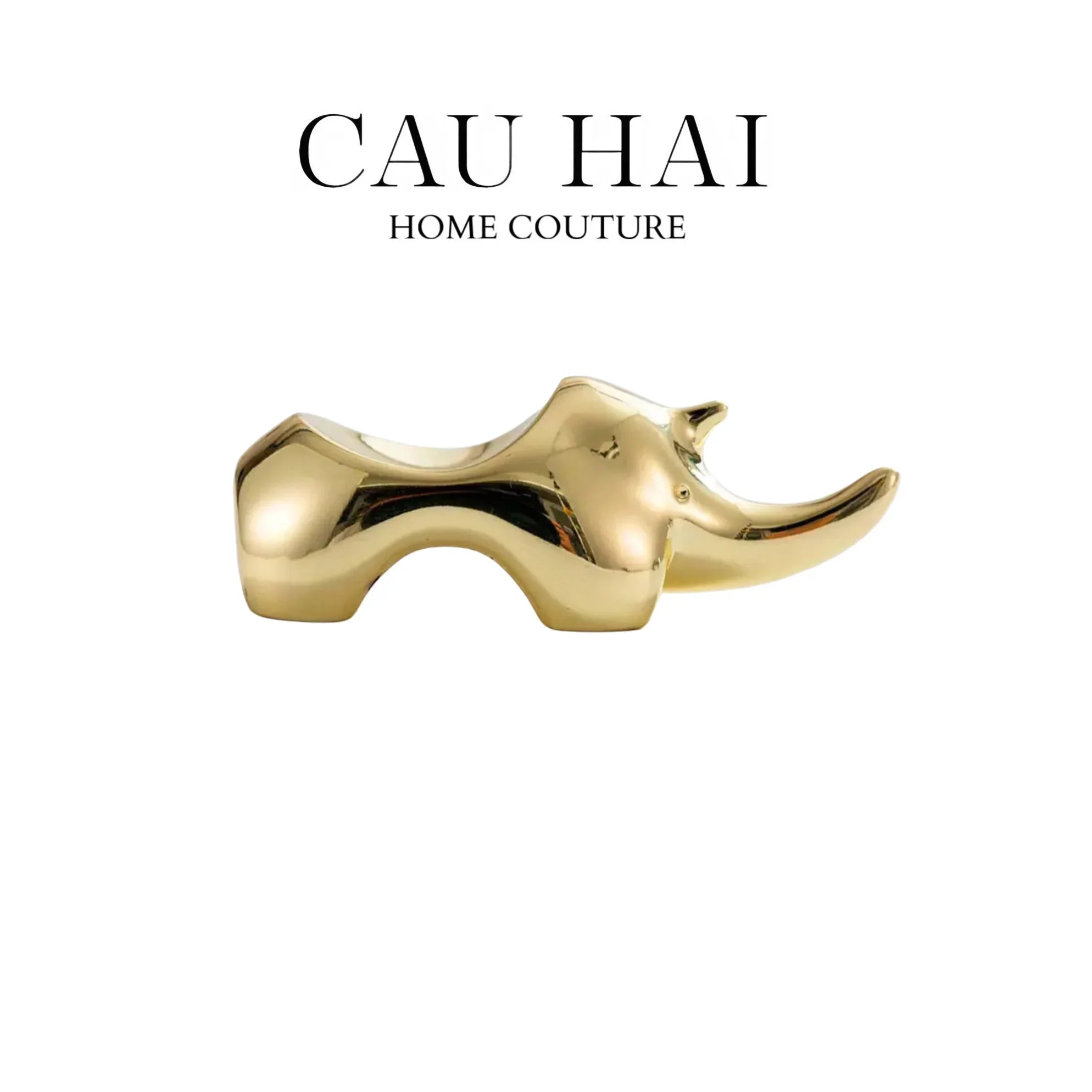 Gác Đũa - Chopstick Rest Rhino - CẬU HAI HOME DECOR