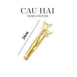 Gắp Đá Fancy Club - Butterfly 24 Cm-LY THỦY TINH-Đối tác tại Trung Quốc theo từng đơn đặt hàng-CẬU HAI HOME DECOR