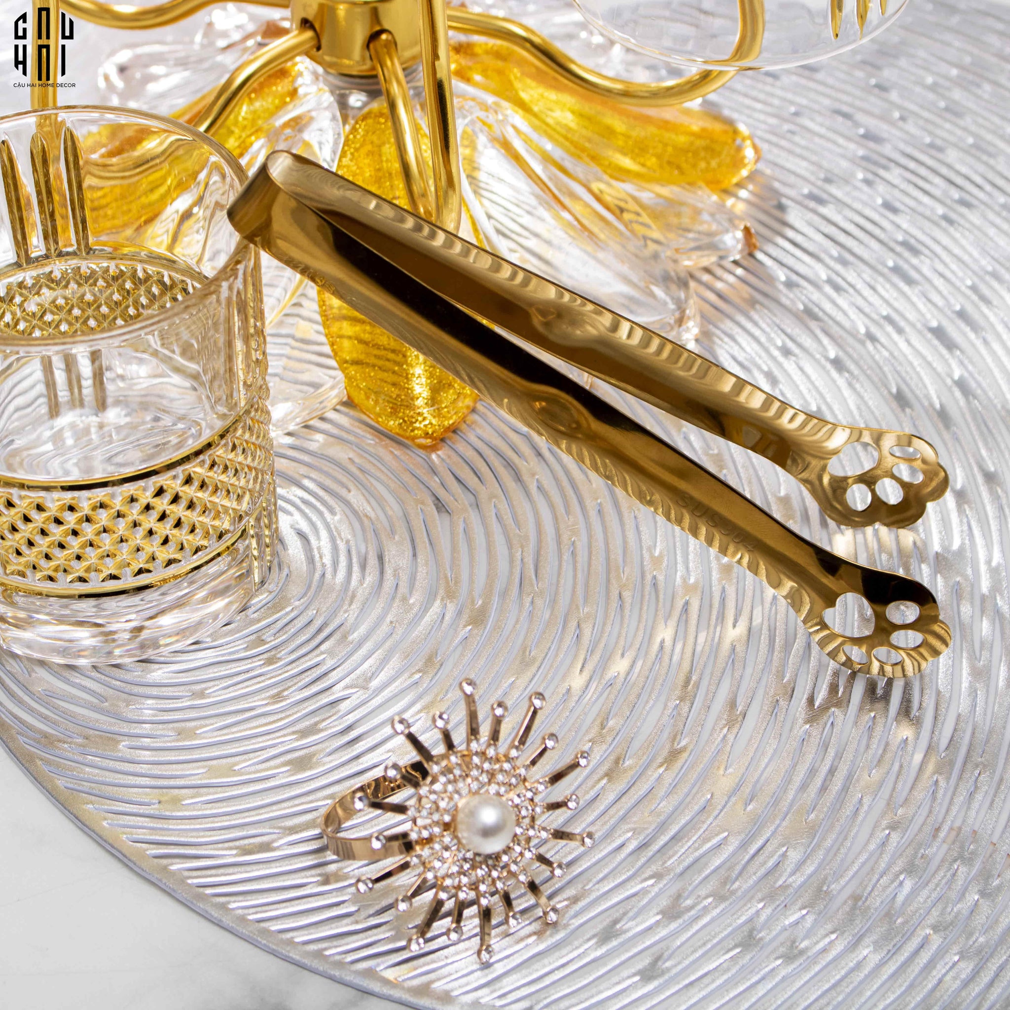 GẮP ĐÁ GOLDEN BEAR-CẬU HAI HOME DECOR