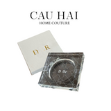HOME COUTURE - GẠT TÀN CRYSTAL D.O ASHTRAY FULL BOX SIZE 15 - CẬU HAI HOME DECOR